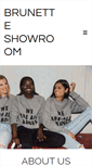 Mobile Screenshot of brunetteshowroom.com